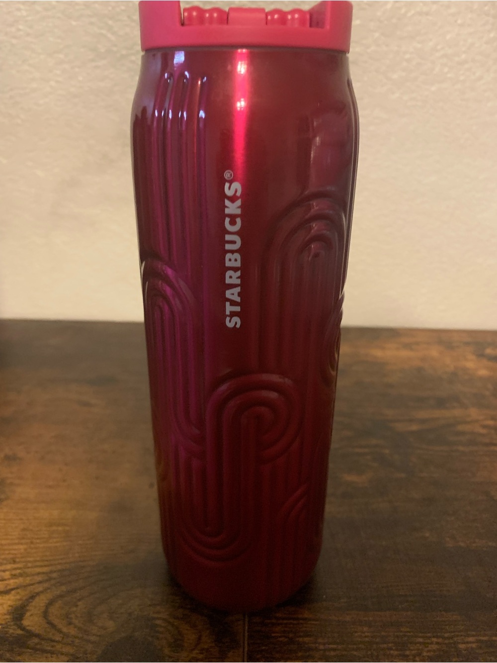 Starbucks Metallic Rose Travel Tumbler Insulated 16oz